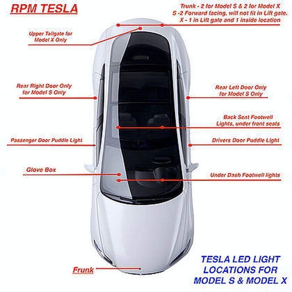 LED Interieur Beleuchtung Tesla - Forcar Concepts - Tesla Tuning