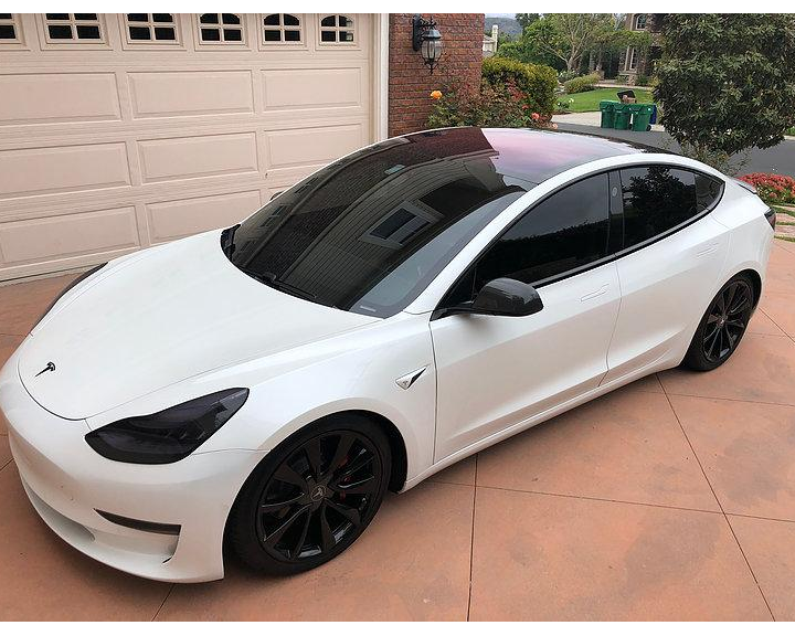 Tesla Model 3 Echt Carbon Spiegelabdeckungen - matt – E-Mobility Shop