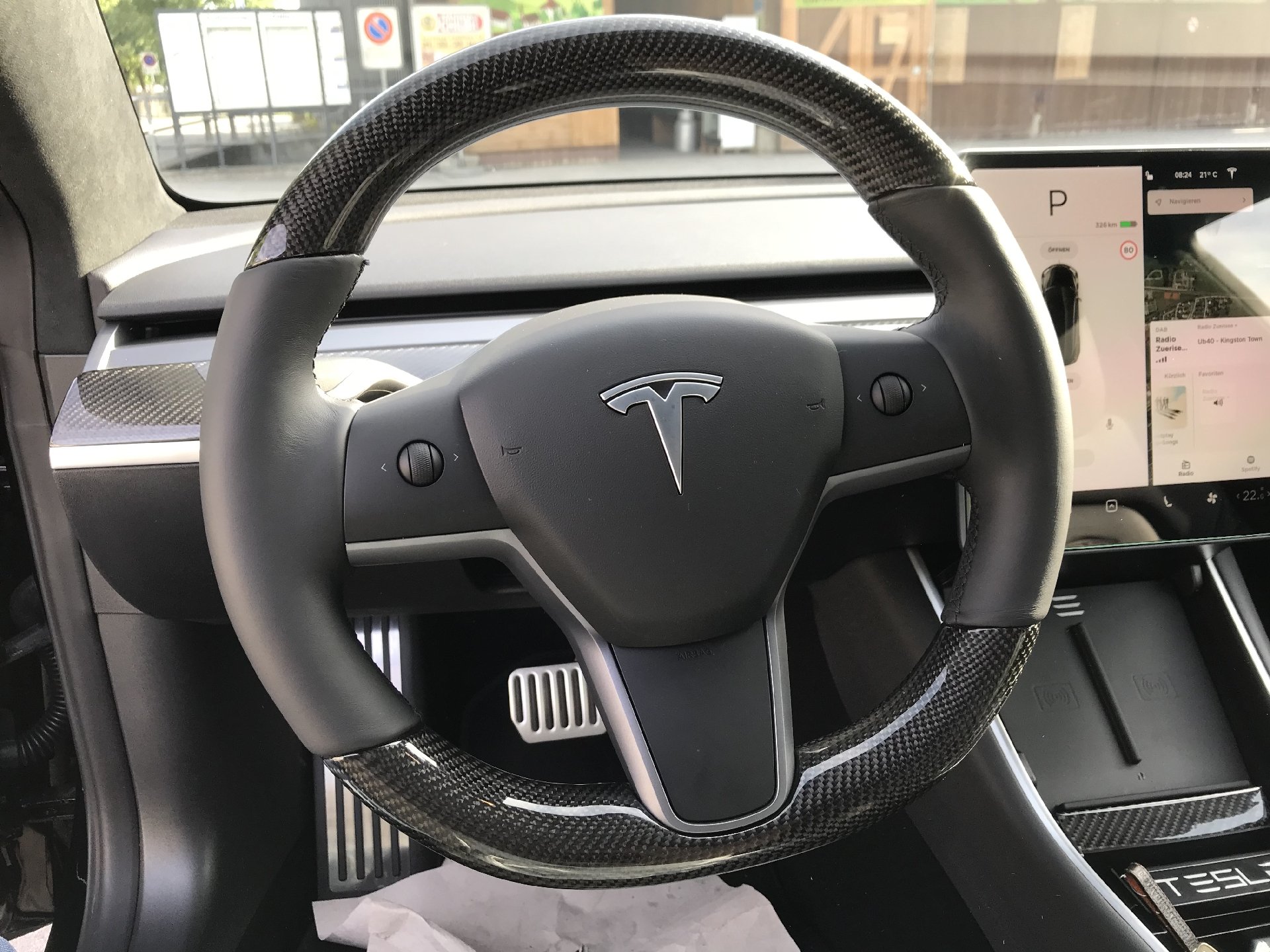 Armaturenbrett Abdeckung Echt-Carbon Model 3 & Y - Forcar Concepts - Tesla  Tuning