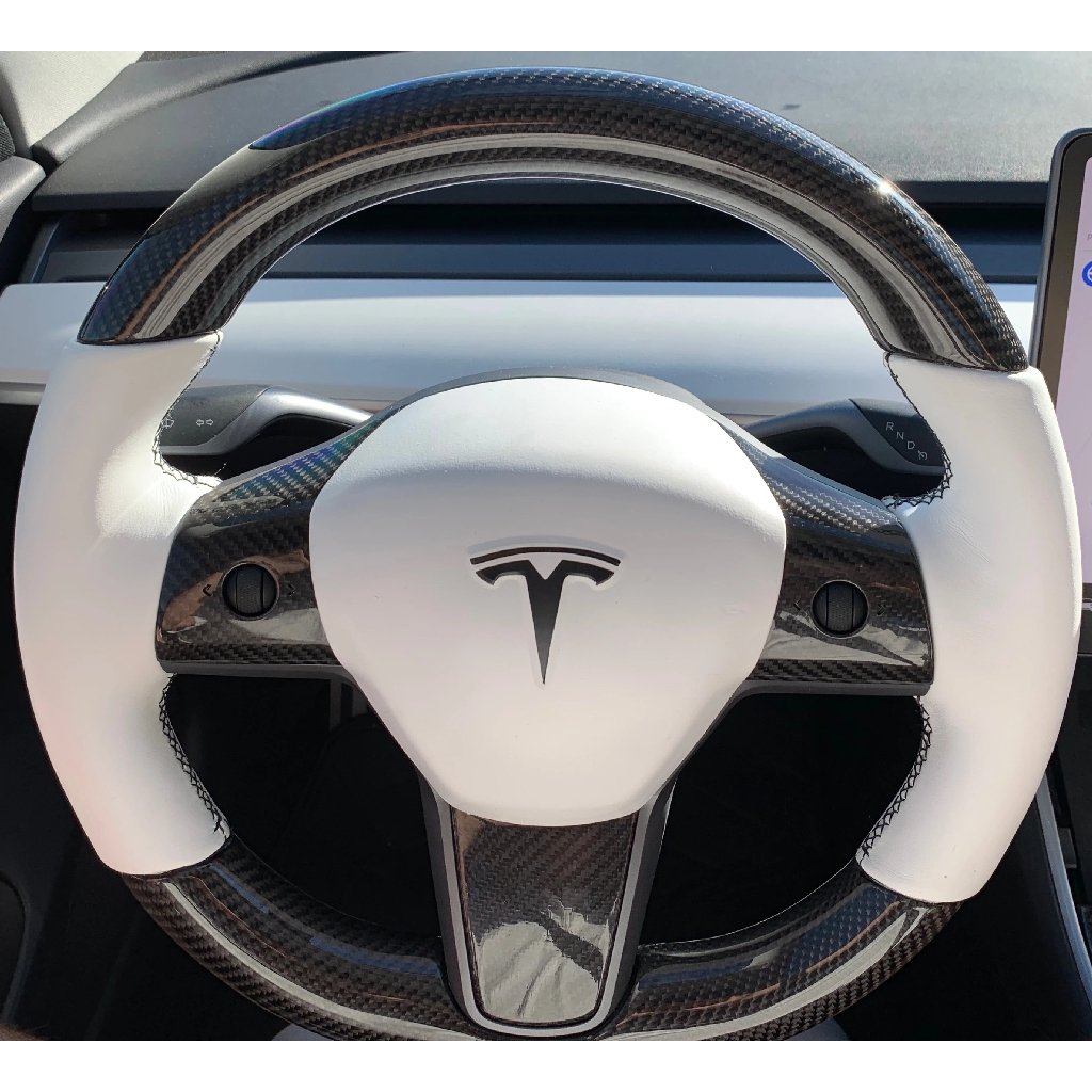 Carbon Fiber ABS Auto Wischer Lenkrad Shift Schutz Abdeckung Auto Säule Schaltknauf  Abdeckung Dekor Rüstung Lenkstange Für Tesla modell 3 Y – die besten  Artikel im Online-Shop Joom Geek
