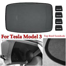 Sonnenschutz Dach vorne und hinten Tesla Model 3 - Forcar Concepts