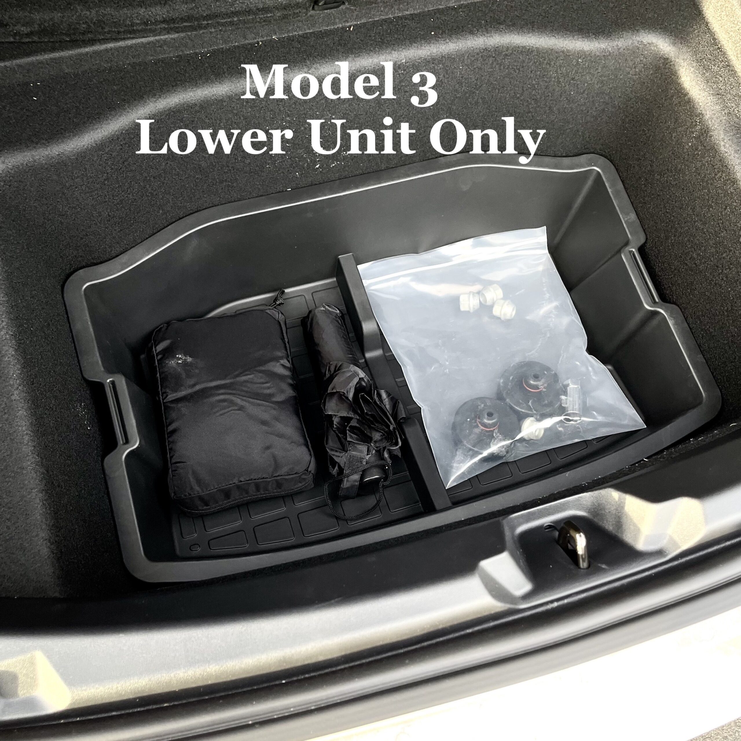 Vordere Kofferraum-Organizer-Aufbewahrungsbox für Tesla Model 3 